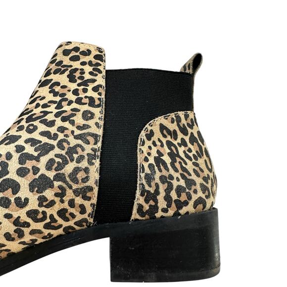 Dolce Vita women’s leather leopard print Tristan ankle booties 7.5 - Picture 6 of 6